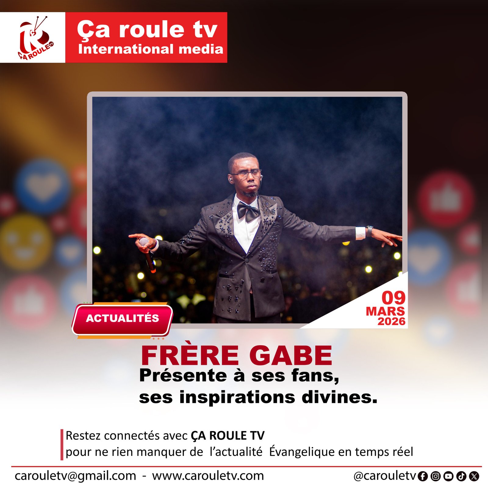 FRÈRE GABE PRÉSENTE À SES FANS SON ALBUM INSPIRATION DIVINE