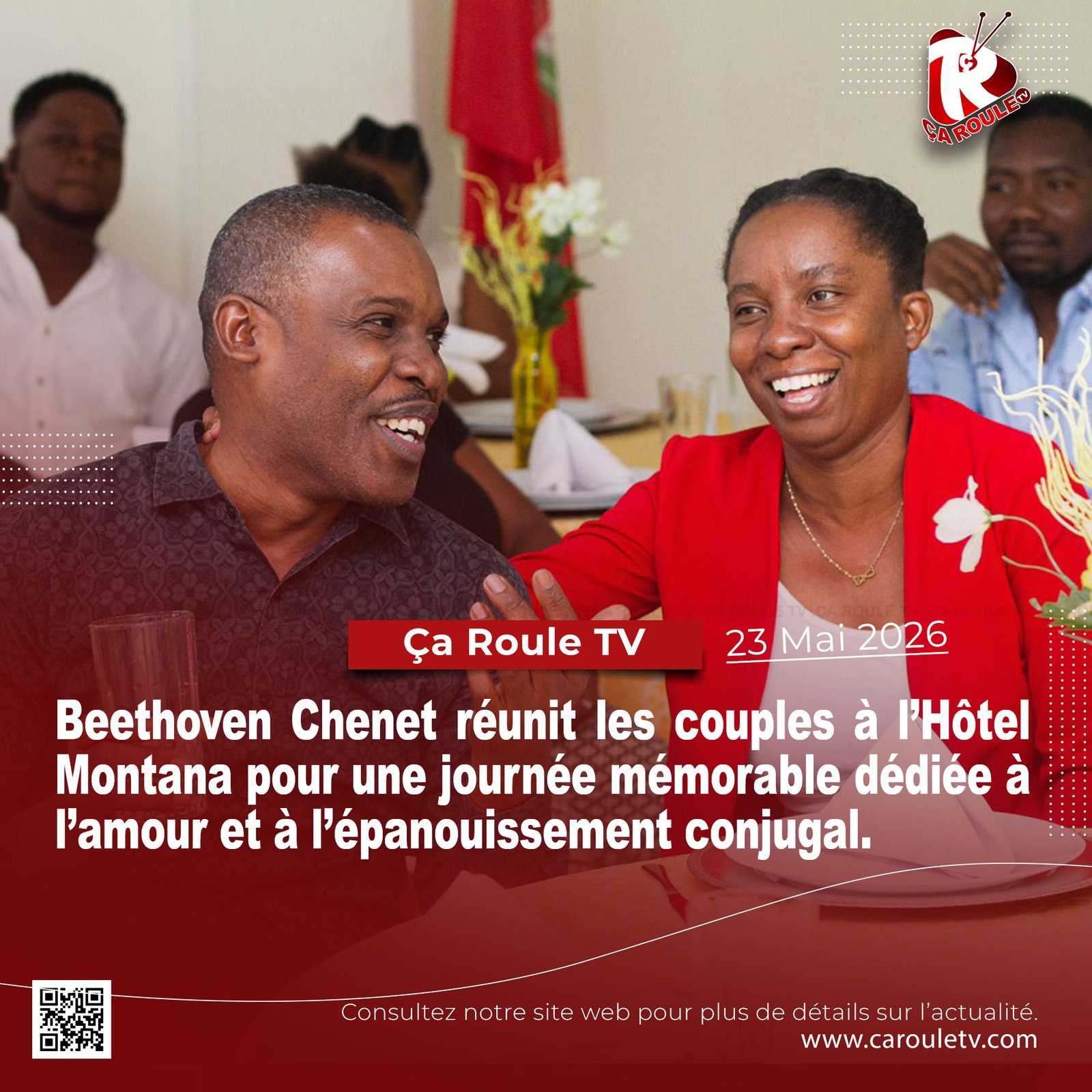 Beethoven Chenet réunit les couples à l’Hôtel Montana pour une journée mémorable dédiée à l’amour et à l’épanouissement conjugal