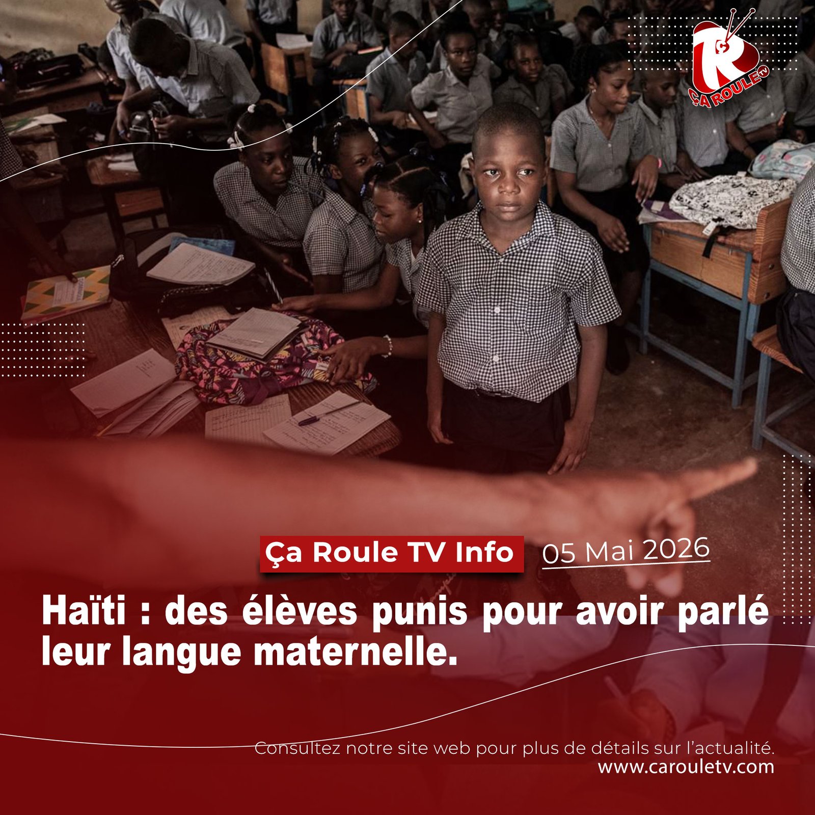 Haïti : des élèves punis pour avoir parlé leur langue maternelle